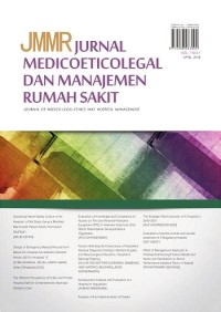 Image of JURNAL ARS : Medicoeticolegal dan Manajemen Rumah Sakit VOL 11 NO 1